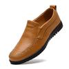 Plus Size Spring Shoes Male Genuine Leather Fashion Youth Men's Casual Leather Shoes Cowhide Men's Shoes