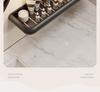 Punch-Free Gunmetal Bathroom Shelf: Wall-Mounted Storage for Vanity & Toilet