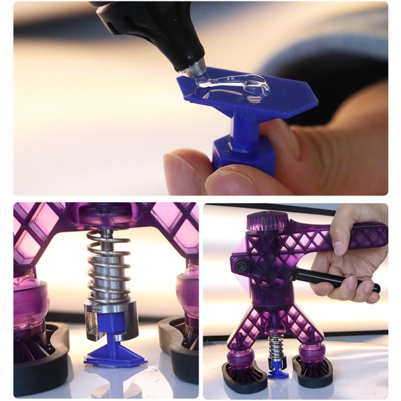 10Pcs Dent Puller Tabs Dent Removal Tool Car Body Dent Remover Tabs Car Maintenance Tool Pulling Tab