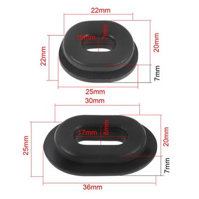 12Pcs Motorcycle Body Side Cover Rubber Grommet Fairing Washer Bolts Motorcycle Accessories