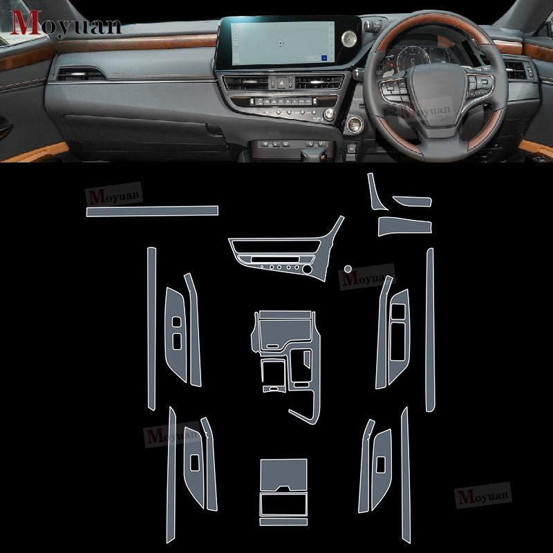 For Lexus ES 300 350 - Gearbox Panel Navigation Screen Automotive Interior TPU Protective Film Anti-Scratch Sticker
