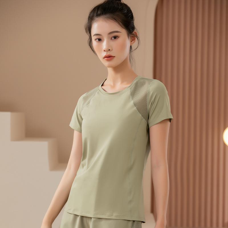 Women's Loose Fit Short-Sleeve T-Shirt for Sports, Yoga, Running, Fitness, and Summer Wear