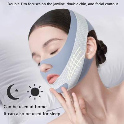Face-Lift With Sleep Face V Shape Facial Slimming Bandage Relaxation Shape Lift Reduce Double Chin Face Thinning Band Massage