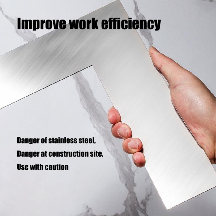 Rusts Resistant Stainless Steel 90 Degree Tool Portable Corner Ruler For Stable Use In Various Projects