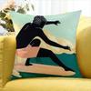 Surfboard Surfing Art Surf Girl   Various Sizes Square Pillow Case For Car Home Bedchamber Decor