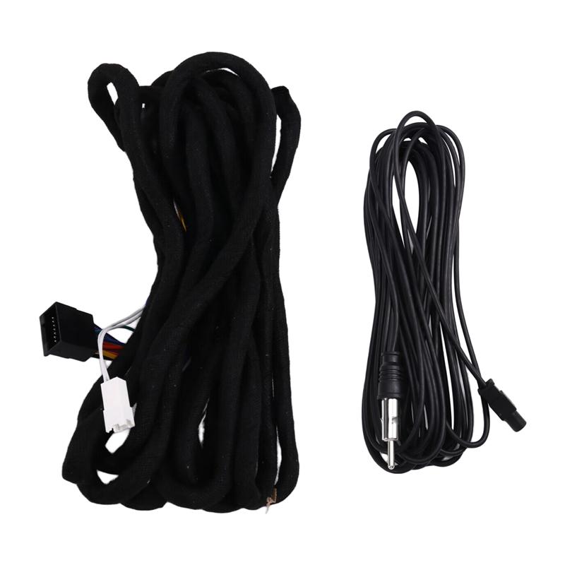 Wiring Harness Extension Cable 6M For BMW Universal Car Radio Power- Fits 3 Series 5 Series X5 M3 M5 E46 E38 E39 E53