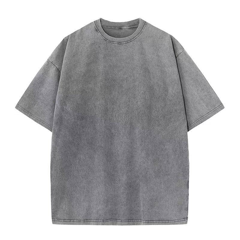 Hot Men s and Women s Hip-hop T-shirts, Fashionable Cotton Harajuku Style Colorful Loose Washed T-shirts S