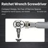 Professional Ratchet Wrench Kit Including 18Bits 1Handle for Automotive Repair Furniture Assembly Mechanical Maintenance