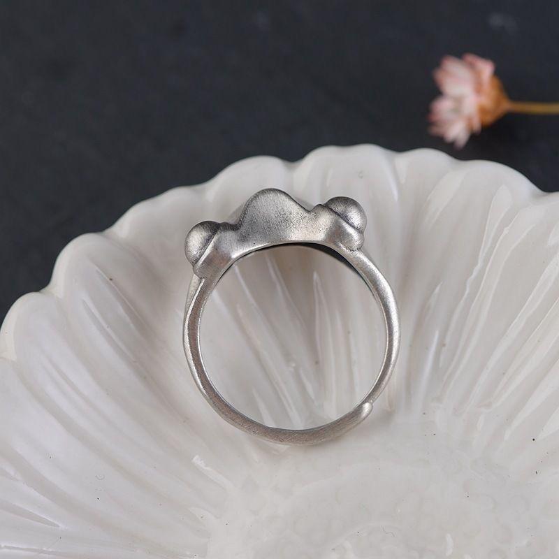New Retro Frog Ring Cute Little Frog Ring Opening Adjustable Men'S And Women'S Couples Ring Jewelry Premium Durable