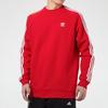 Adidas Originals Trefoil 3-Stripes Crew Neck Sweatshirt Men Tops Red GN3484