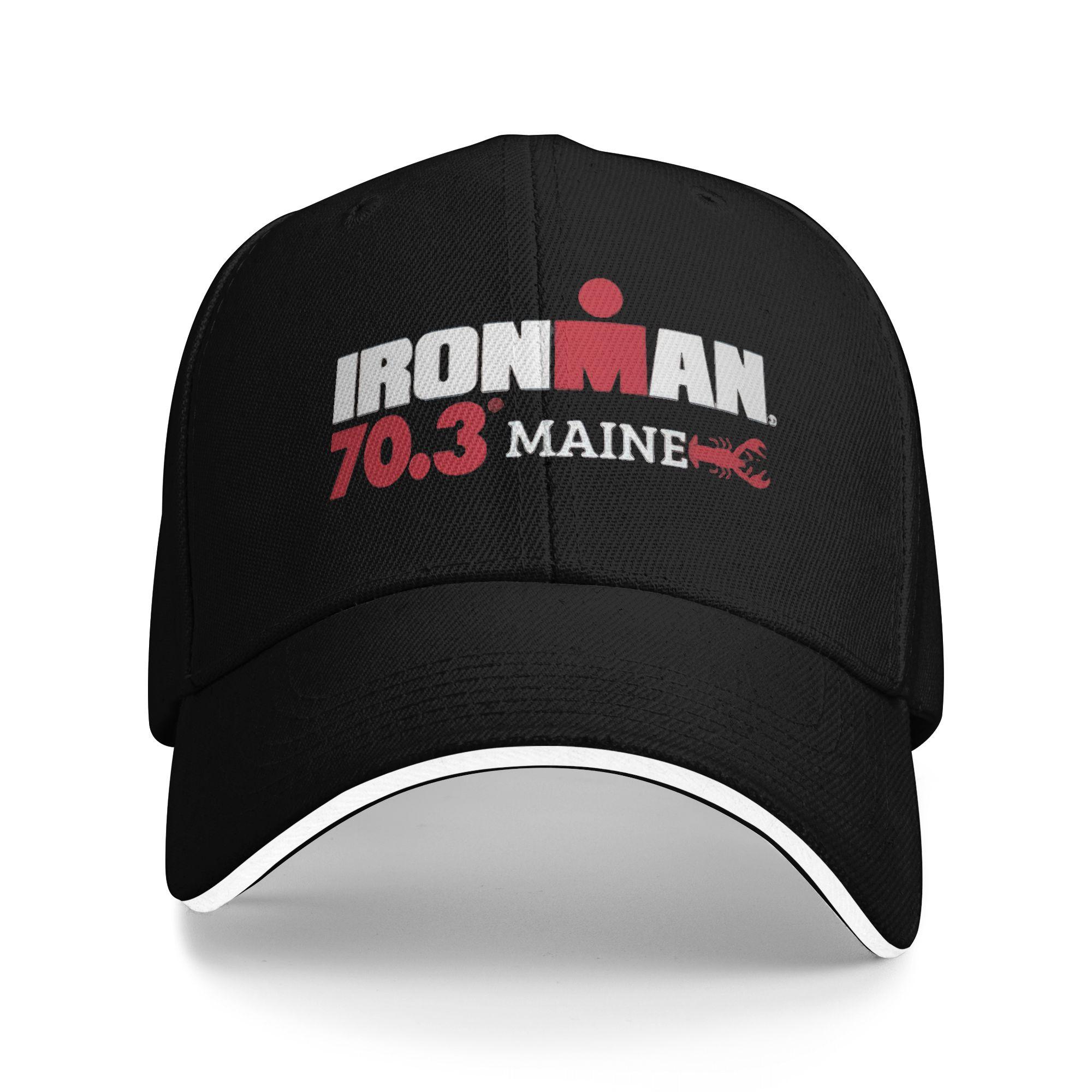 

M Dot Logo Triathlon Sandwich Hat Unisex HipHopBaseball Hat Breathable Snapback Caps Sun Caps Spring Hats One Size