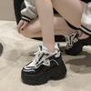 Fashion Fashion Women Autumn Chunky Sneakers Winter High Platform Warm Casual Shoes Black Sports Leather Shoes