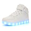 USB-wiederaufladbare leuchtende Sneaker für Kinder, High-Top-Freizeitschuhe mit Wärme und Langlebigkeit