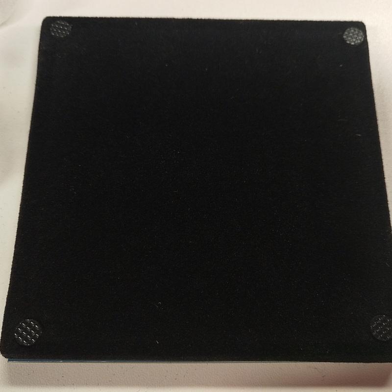 8 stk Rund Firkantet Koppmatte Diamant Glass Speilet Isolasjonsbrikke Kjøkkenutstyr For Bord