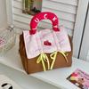 Kawaii Cute Cabin Makeup Bag House-shaped Toiletry Bag Portable Handheld Cosmetic Case  Ladies