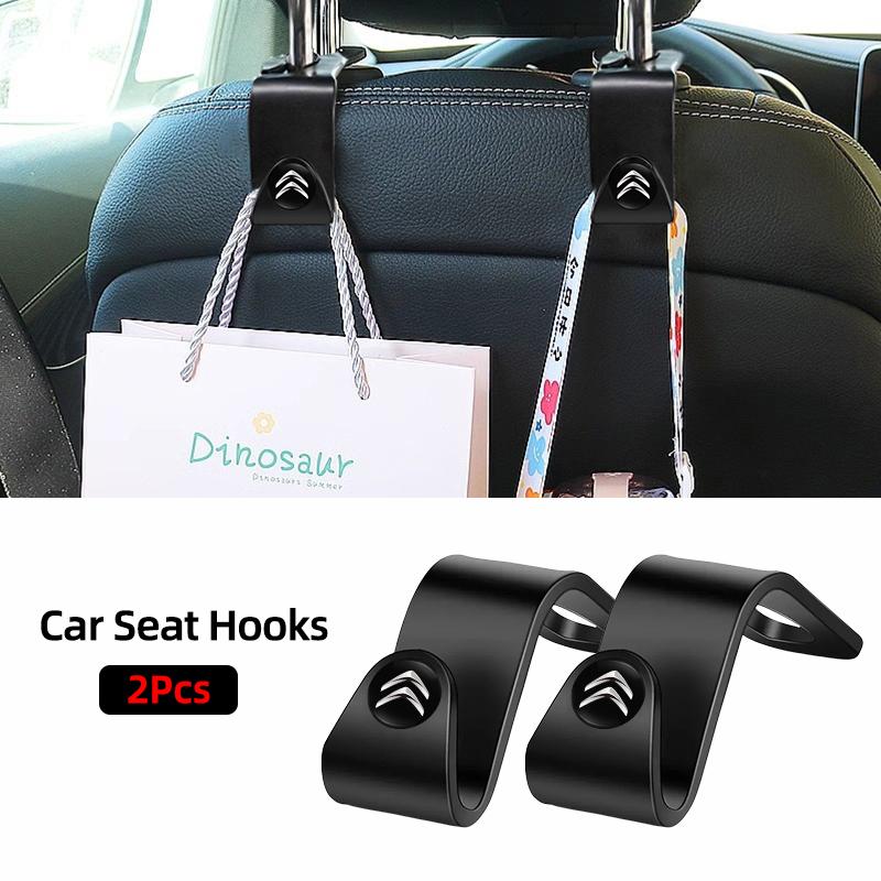 2 Stück Tragbare Auto-Rücksitzhaken Zubehör Für Citroen C5X C3 C4 Aircross Picasso Cactus Celysee e-C3 e-C4 C6 C1 C2 Berlingo