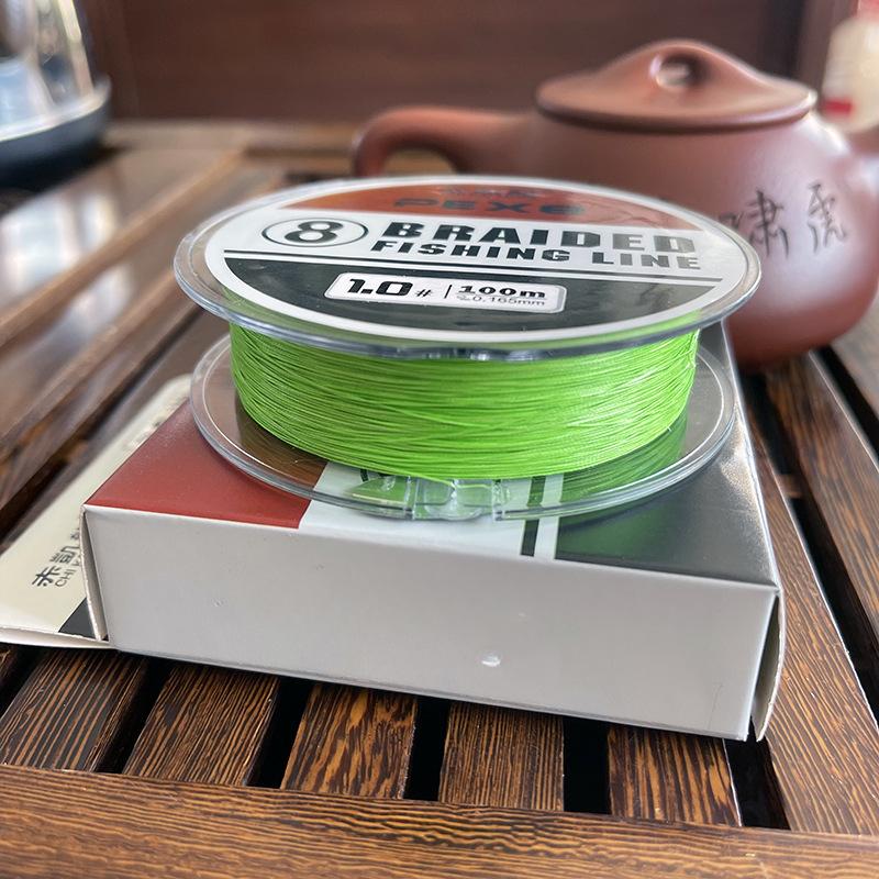 Fishing Line 100 Meters 4 Braids 8 Braids PE Line Ten Meters One Color Smooth PE Braided Line Sub-line Fishing Main Line