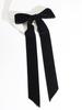 Lystrfac Vintage Long Ribbon Velvet Hair Bow For Women Hairpin Simple Fashion Top Clip Ladies Hairgrips Hair Accessories