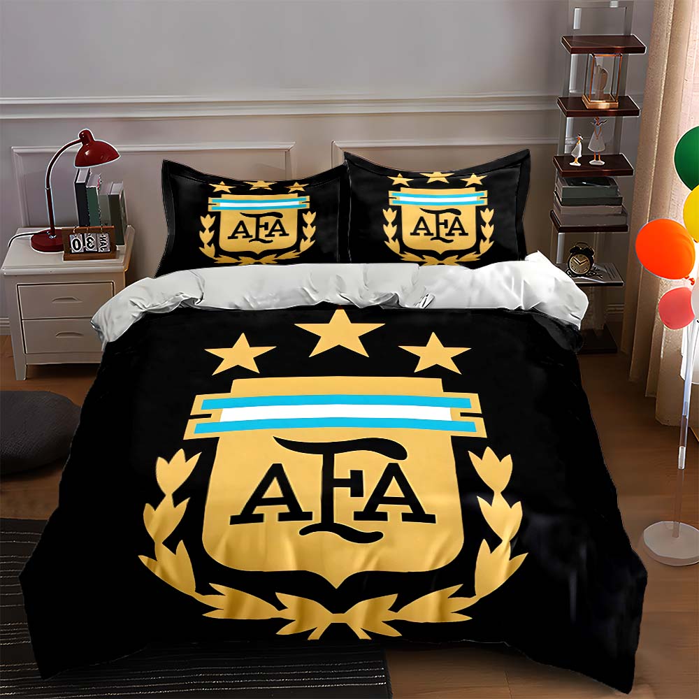 

Golden emblem centerpiece. Bedding Duvet cover sets Duvet covers Pillowcases gifts (1 * Duvet Cover 2 * Pillowcases, without duvet insert) 135x200cm