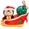 Weihnachtsmann Puppe Schlitten Auto Pinguin Schneemann Plüschtier Weihnachts Desktop Ornament Dekoration Geschenk