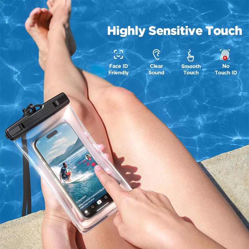 IPX8 Waterproof Phone Case Pouch Universal Dry Bag for Swimming and Underwater Protection