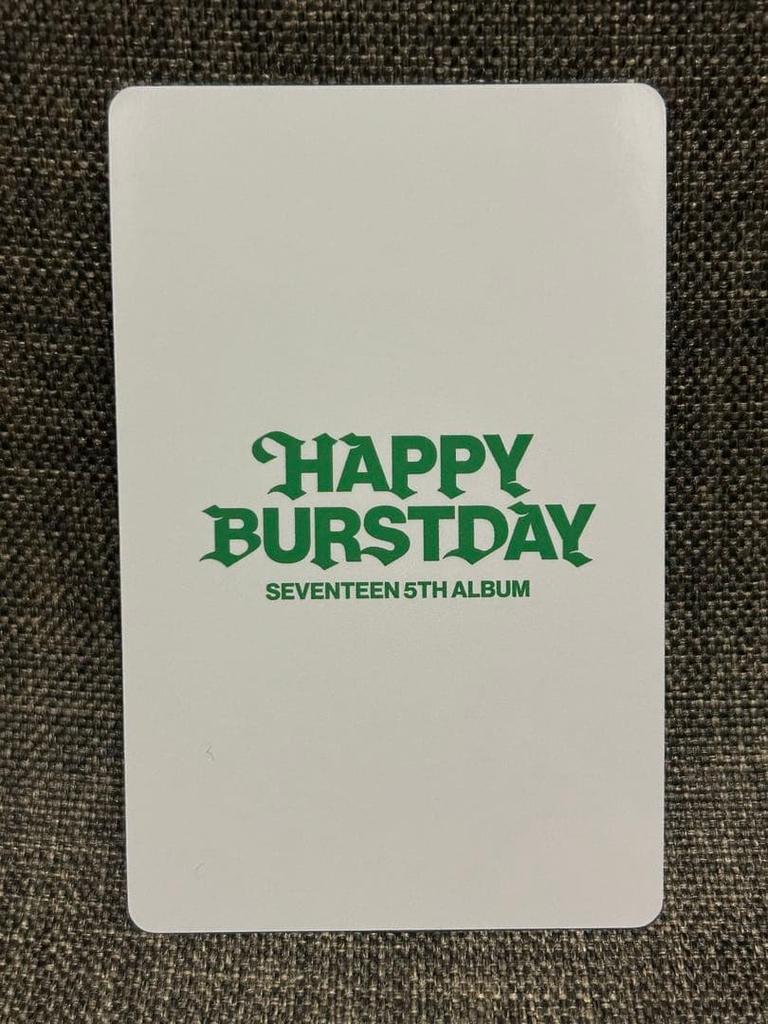 [USED] SEVENTEEN HAPPY BURSTDAY Chinese Entertainment Seungkwan