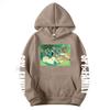 Spy X Family Anime Print Hooded Sweatshirt Men Women Oversized Fleece Pullover With Ribbed Hem