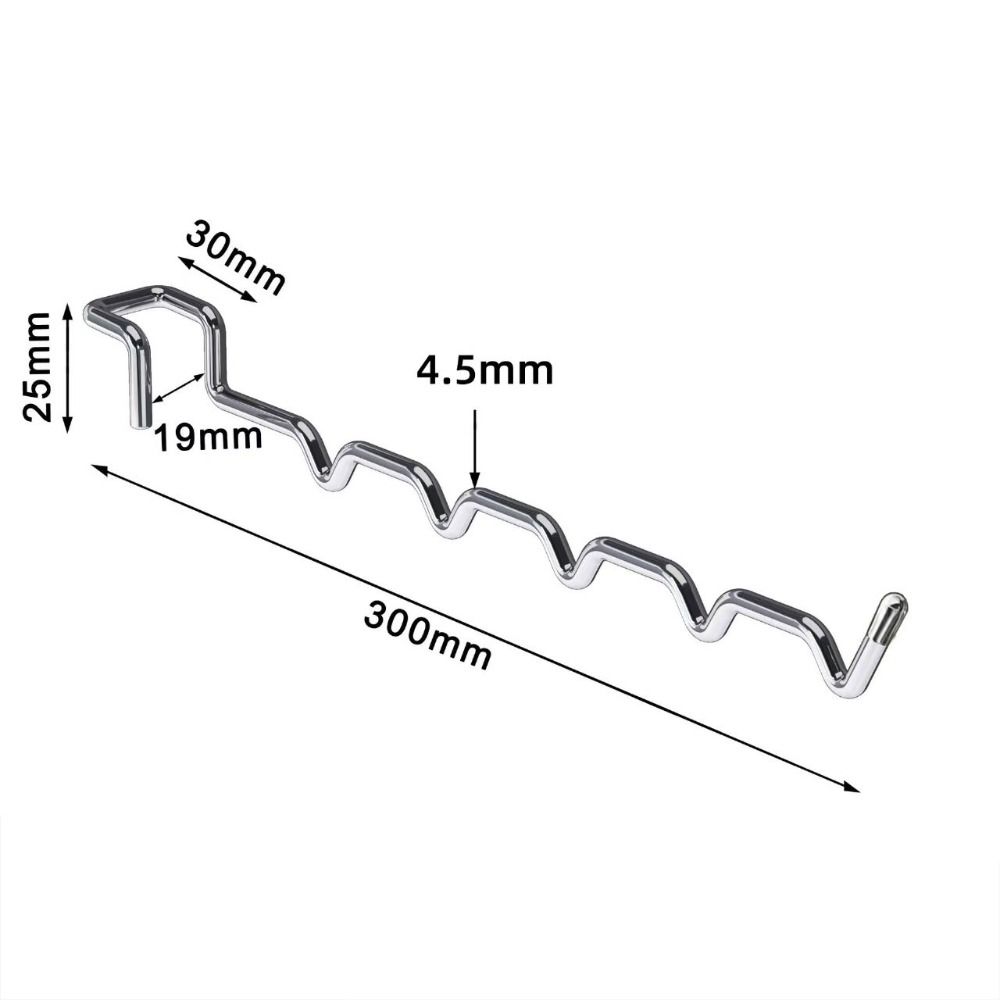 No Drill Railing Drying Rack Wave Shaped Clothes Storage Holder Window Railing Use