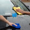3pcs/set 30*40cm Microfiber Car Cleaning Towels Car Household Window Glass Quick Dry Car Wash Drying Cloth, Car Accessories