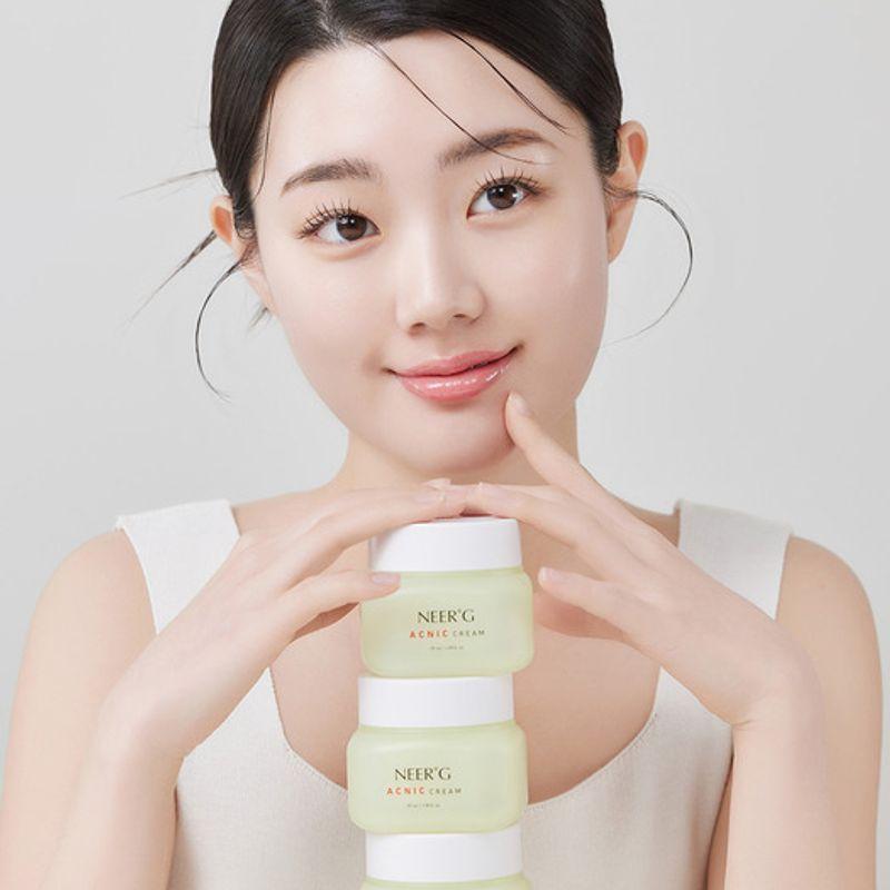 NEER'G Acnic Cream 50ml + Acnic Cleansing Foam 15ml