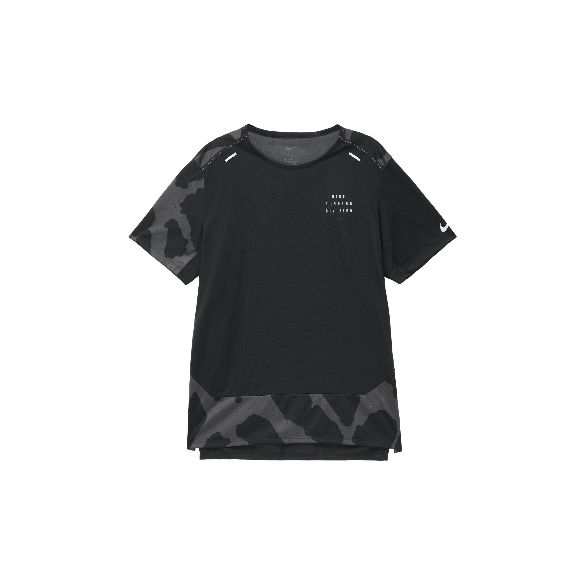 Nike Dri-FIT Land Division Round Neck Tee  Black  Men s DQ4758-010 L