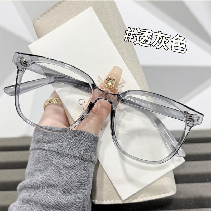 Fashion Women Square Glasses Luxury Big Frame Anti Blue Light Computer Glasses Vintage Black Men Prescription Eyeglasses UV400