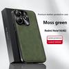 For Redmi Note 14 4G Case Magnetic Elegant Leather Wear-Resistant Lens Fully Covered Non-Slip Grip Edge Cover Shell