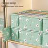 Green Floral Underwear & Sock Organizer Box - Multifunctional Storage Divider for Drawers