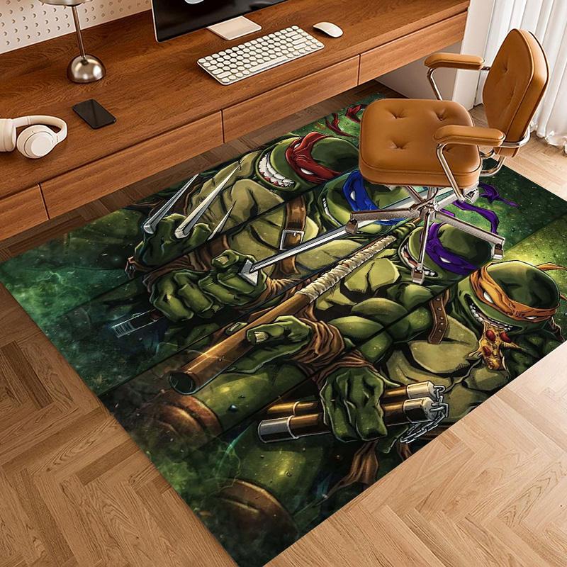 Ninja Turtles Cosmic Energy Carpet Floor Mats Printing Room Office Chair Cushion Dormitory Decoration