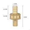 Brass Hose Connector Nozzles Coupler Heavy Duty Extend Adpater Quick Connect Convert for Pressure