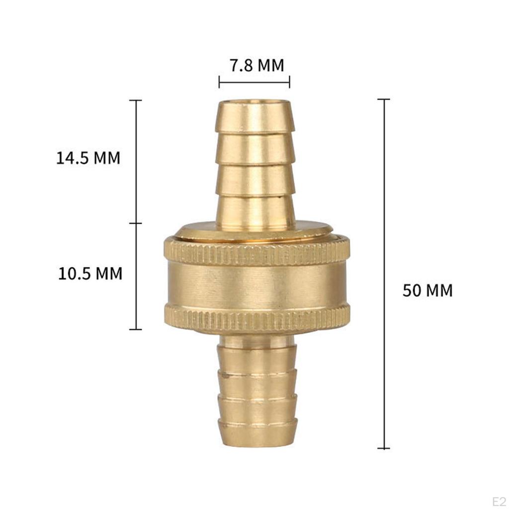 Brass Hose Connector Nozzles Coupler Heavy Duty Extend Adpater Quick Connect Convert for Pressure