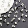 32/40/60Pcs Dreadlock Hair Accessories, Hollow Carved Hair Rings, Open Design Easy to Wear Hair Cuffs for Festivals Parties