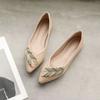 Shallow Mouth Comfortable Women's Flats New Spring Pointed Fashion Versatile Shoes Soft Soled Work Shoes