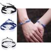 Handgefertigte Unendlichkeits-Symbol-Armbänder mit verstellbarem geflochtenem Design für Paare und als Geschenk