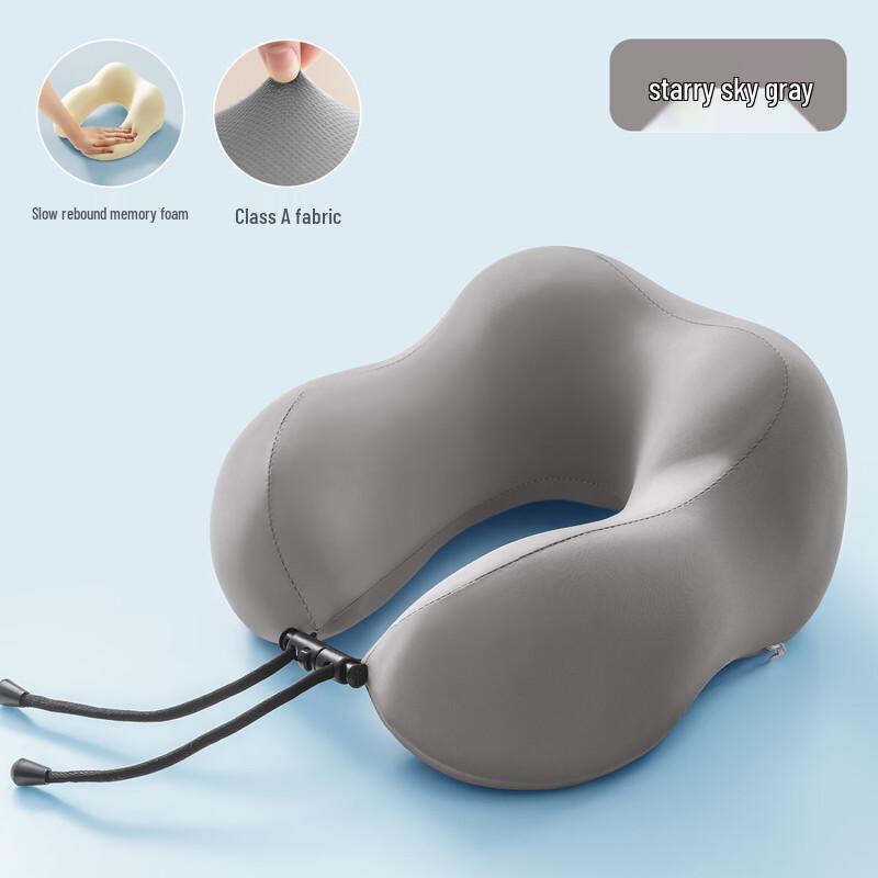 Memory Foam Travel U-Neck Pillow Set