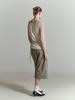 HALF DEVIL US Mesh Stripe Bermuda Pants_Olive