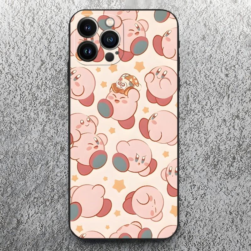 Cute Kirbys Phone Case For Iphone 14 Pro 13 Mini 11 12 Max Xr X Xs 7 8 6 Plus Shockproof Back Cover