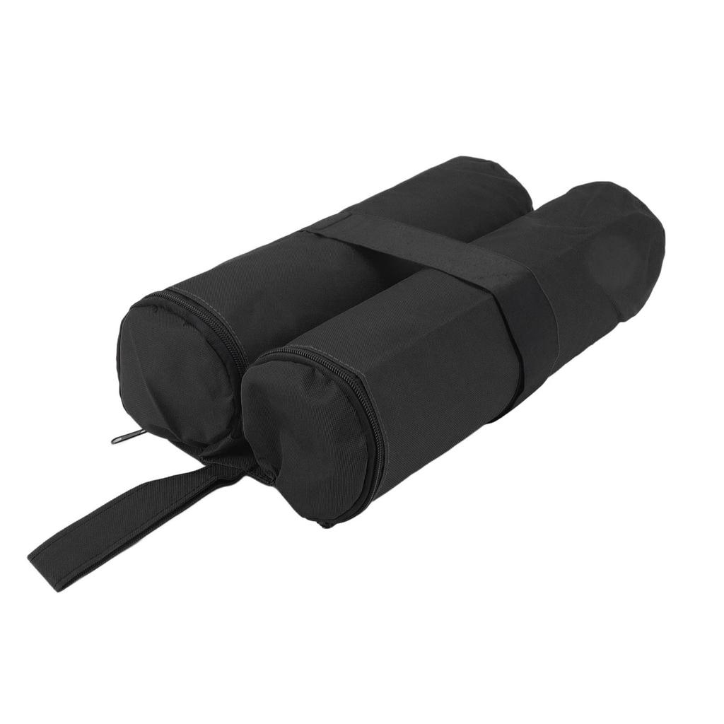 Tent Sand Bag Hook and Loop Design Tent Weight Bag Fixed Sandbags for Outdoor Tents Canopies Sun Umbrellas Black