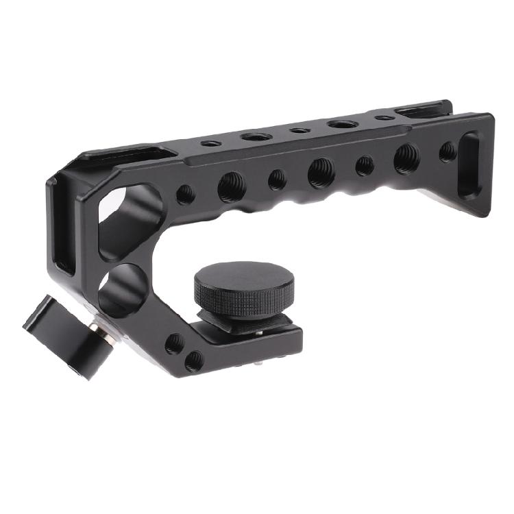 

MultiFunctional Camera Top Handgrip with 3/8in/1/4in Screw Hole for Outdoor Activity and Weddings DSLR Top Handgrip 1