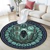 Cicada Life Cycle Art Round Area Rug Under Office Chairs Bedroom Living Room Home Decor