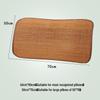 Cooling Bamboo Summer Pillowcase - Ice Silk & Rattan Mat for Adults