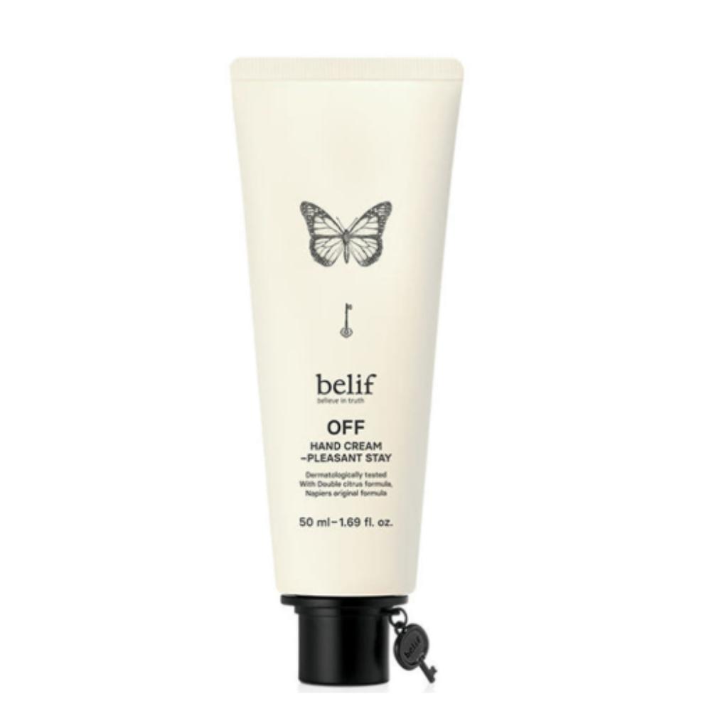 belif Off Hand Cream 50ml - Aromatic Relaxation and Intensive Moisturizing for Smooth Hands