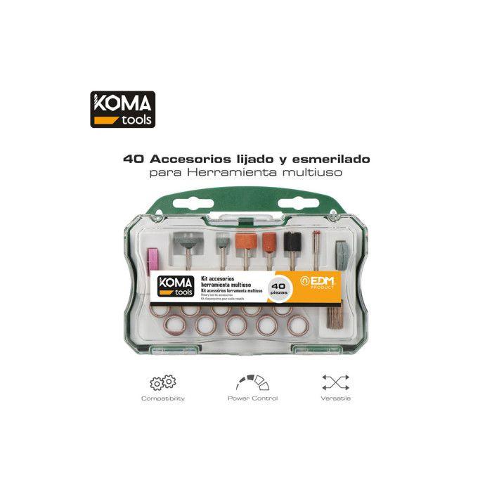 40 accessoires KOMA pour outil multifonctions 08709 - 08736