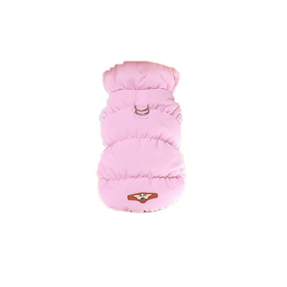 Polyester/Cotton Warm Dog Turtleneck Coat Soft Warm Winter Warm Dog Jacket With D Rings Comfortable